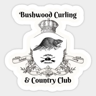 Bushwood Curling Club Sticker